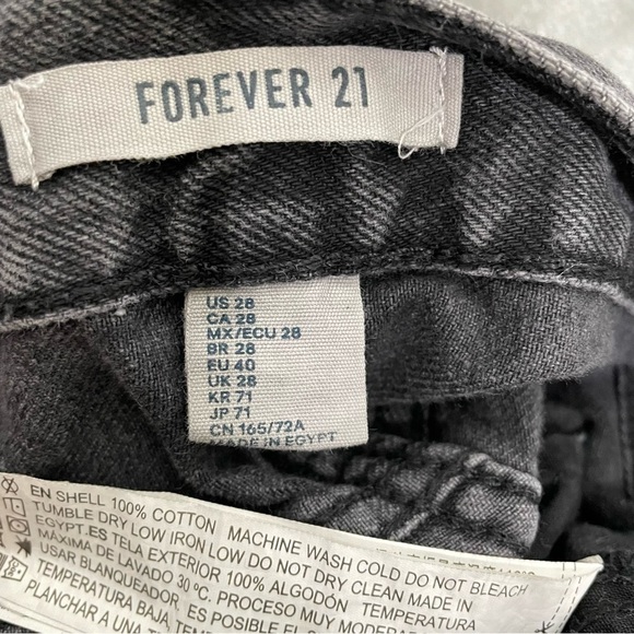 Set of 2 Ripped Jeans Both Size 28 Pacsun Vintage Icon & Forever 21 Straight Leg - Picture 5 of 14